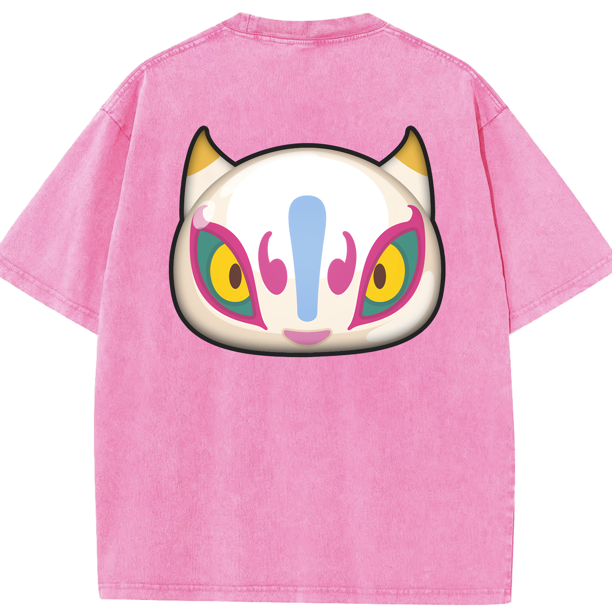 （画像用） 妖怪ウォッチ Yo-kai Watch 綿100% ヴィンテージ風 半袖Tシャツ（背面プリント）